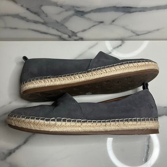 Lucky Brown Women's Blue Suede Beachy Comfort Slip-On Espadrille Loafers Sz 8.5 - Picture 7 of 8